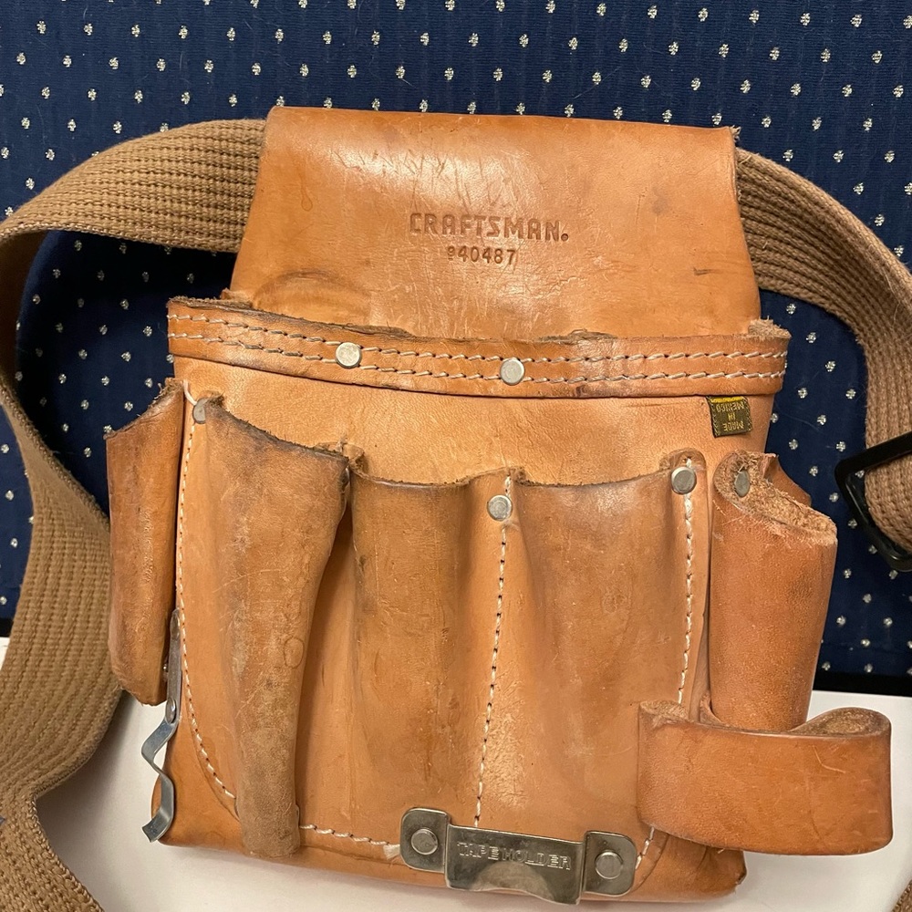 Craftsman Leather Electrician’s Tool Pouch and Belt
